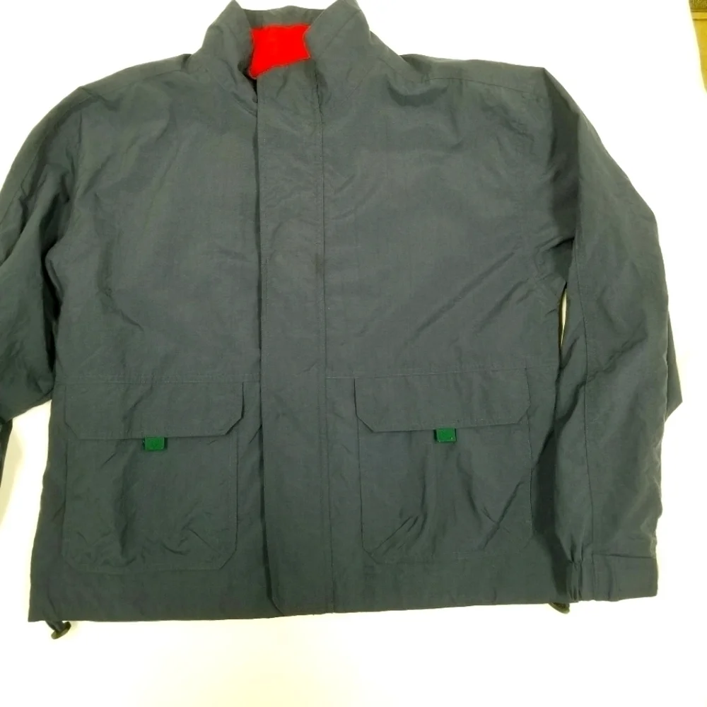 Gear for sports lightweight wind breaker jacket‎ coat size Medium dark navy blue